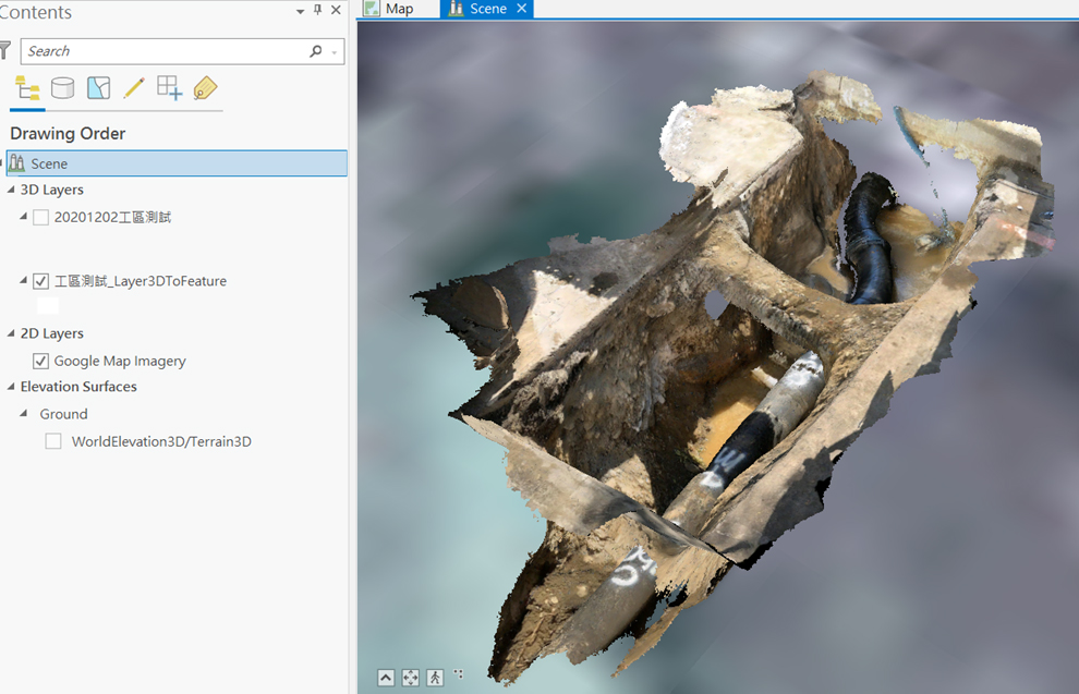 下水道工程場景模型